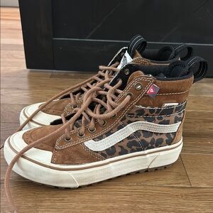 Vans Brown Classic Low-Top Sneakers